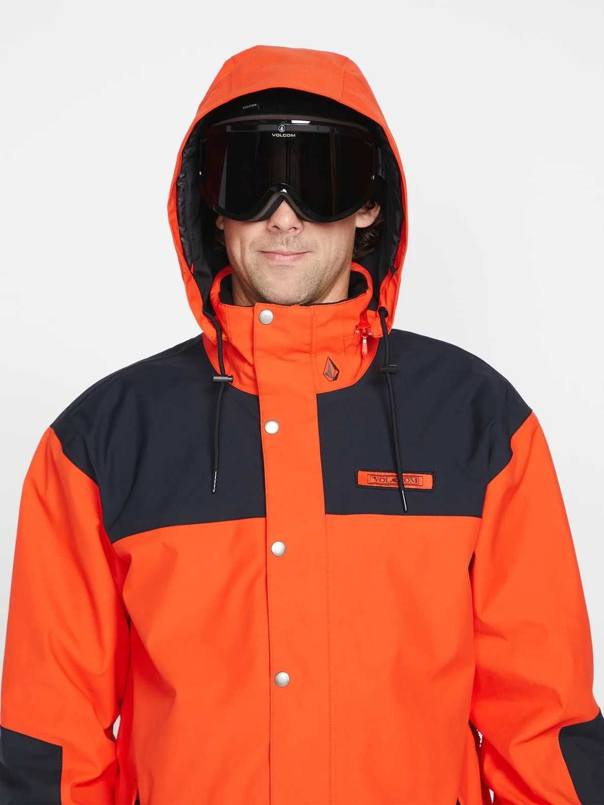 Nowa kurtka Volcom Longo Gore-TEX M Orange Shock shell burton dc dope