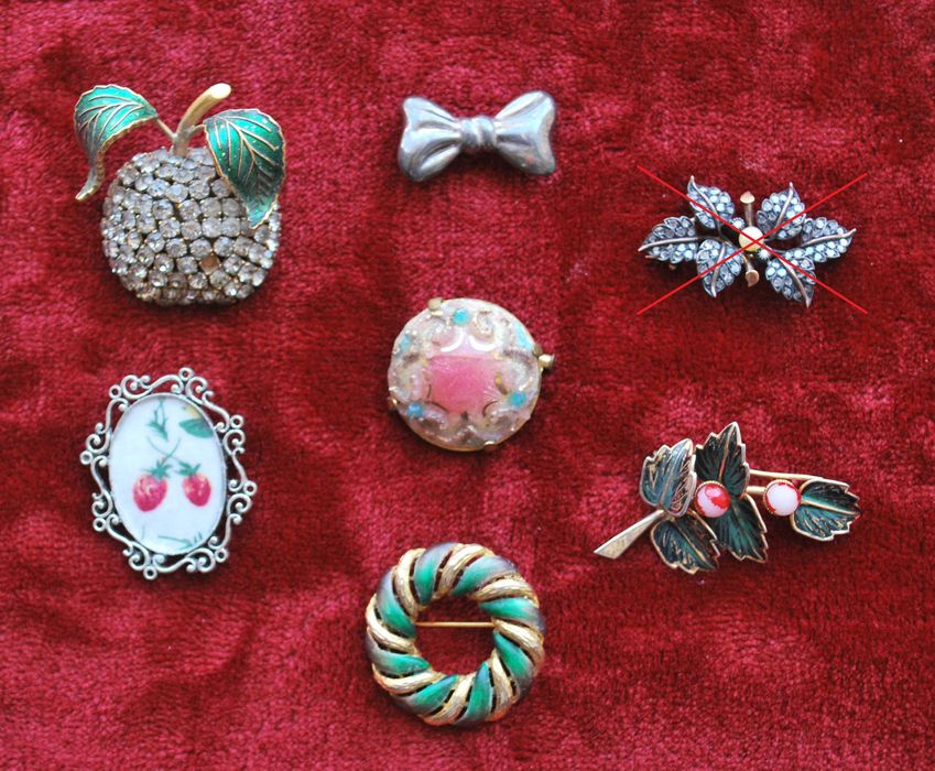 Brinco e Alfinetes dos anos 70 – 80 – 90