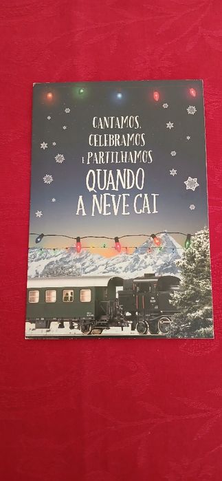 Postal Boas Festas-Quando a neve cai
