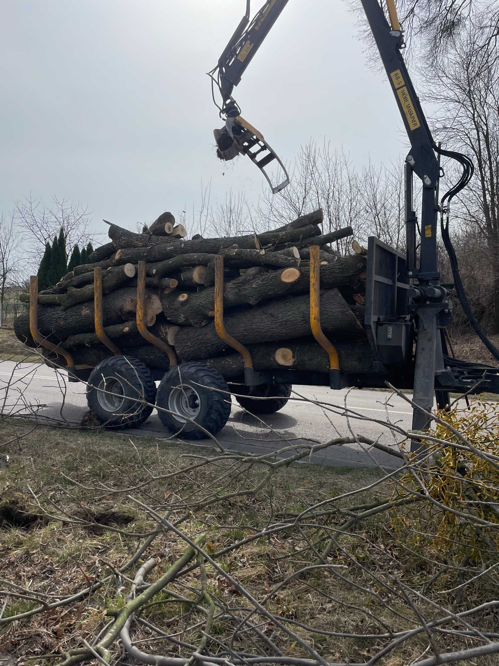 Karczowanie, wycinka, mulczer wgłębny, rekultywacja, frezowanie pni