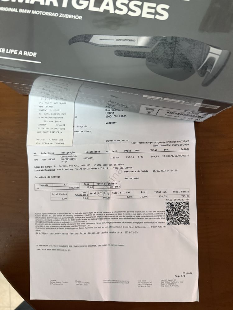 Oculos Bmw Connected Ride