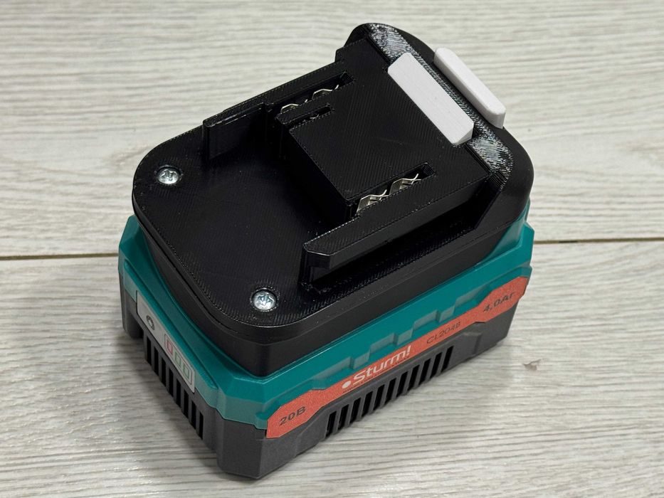 Адаптер перехідник з Makita, ProCraft на акб Sturm! 3д друк