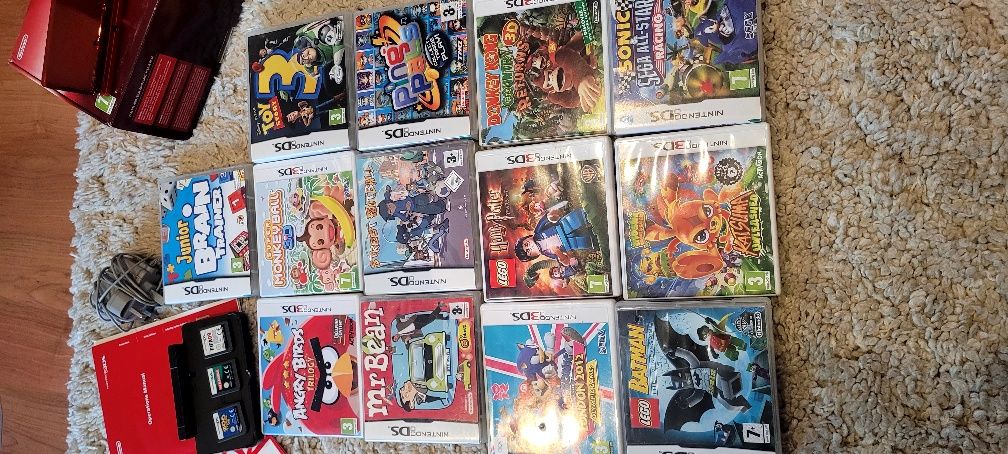 Konsola Nintendo 3DS+plecak gry
