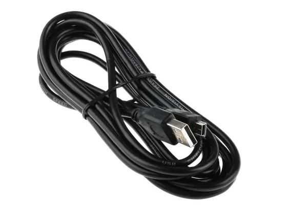 Kabel USB - MINI USB kamera nawigacja CZARNY 3m