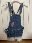 Benetton jeans szorty ogrodniczki 7 lat flaming