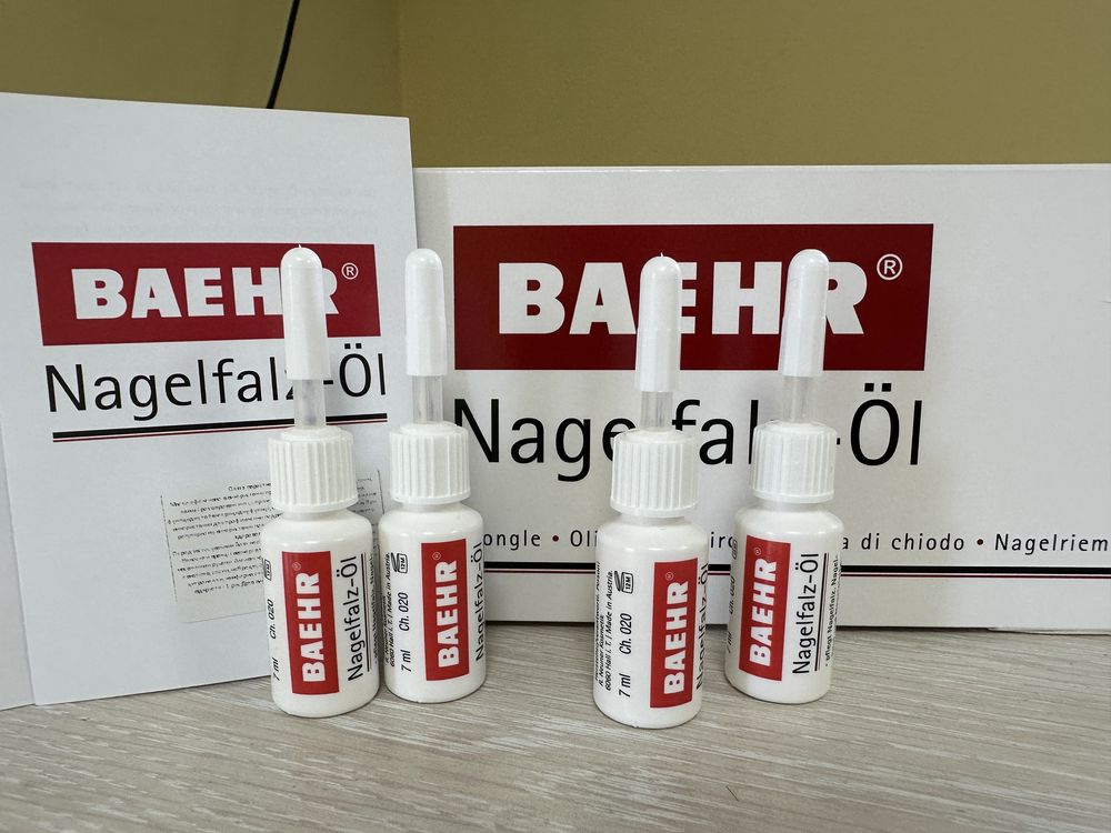 Регенерирующее масло с ростками пшеницы BAEHR Nagelfalz-Öl, 7 мл