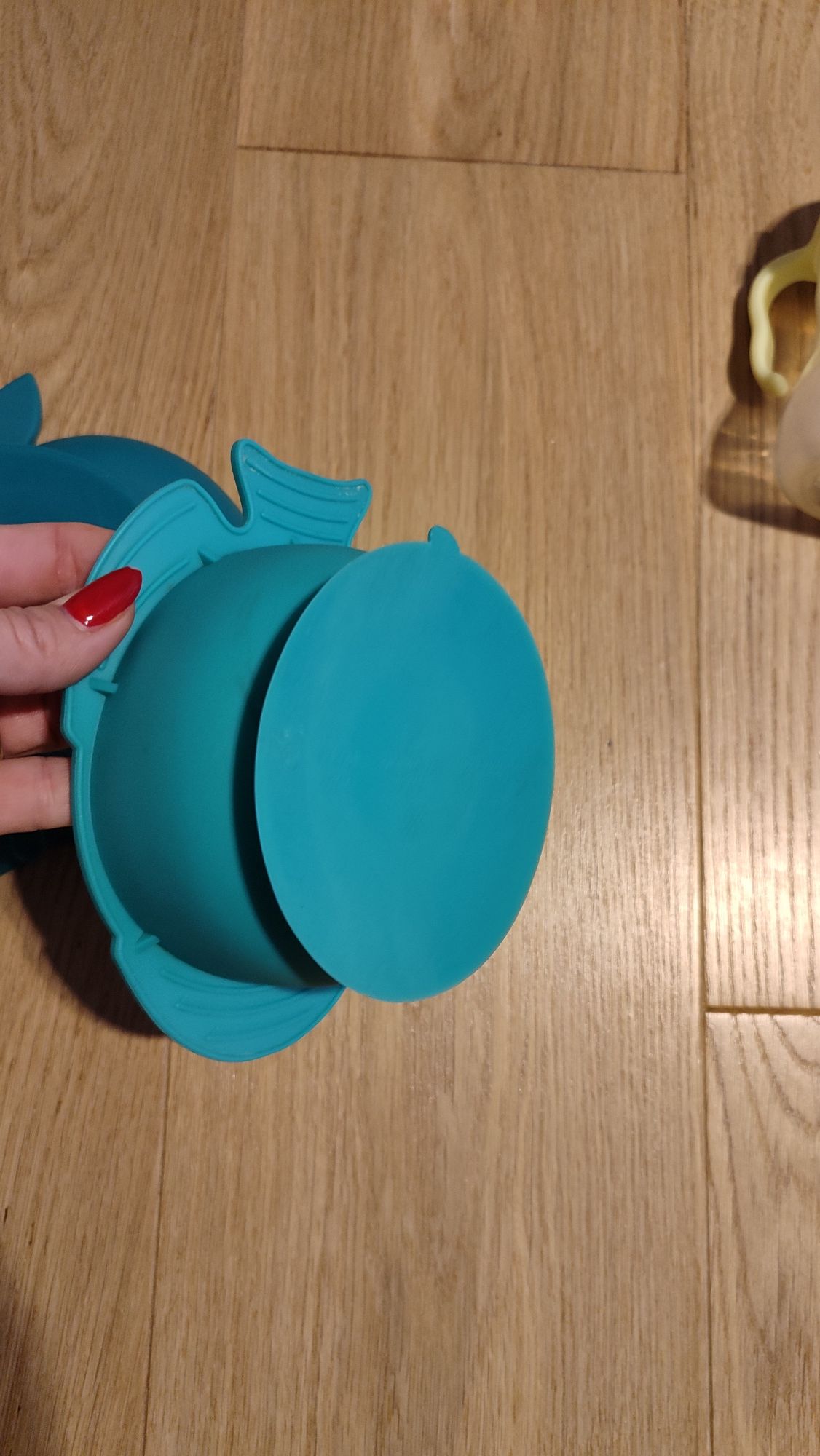 Talerzyk trójdzielny z przyssawką miseczka BLW bpa free