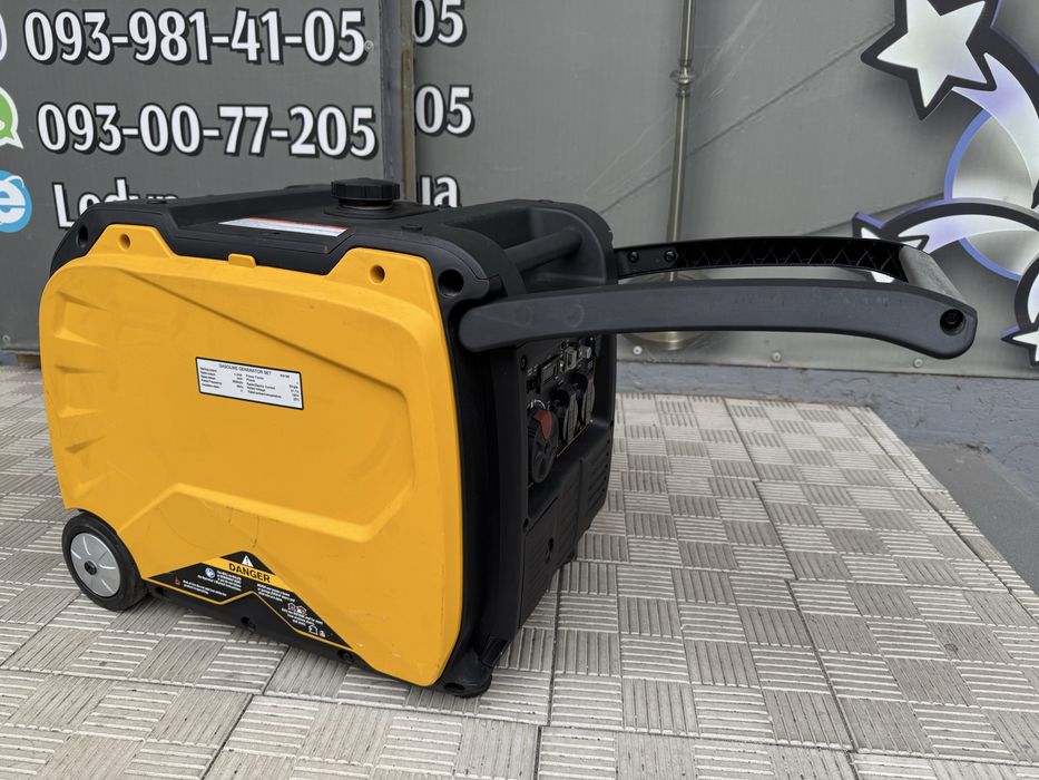 Інверторний бензогенератор KD186 4.2кВт Чиста синусоїда 128мотогодин