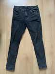 Szare spodnie, rurki obcisłe jeansy, szare skinny jeansy L denimwear