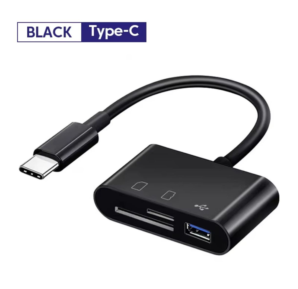 Adapter OTG 3 in 1 USB-C