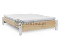 BALANCE 120x200 łóżko grube deski mocna konstrukcja niski zagłówek