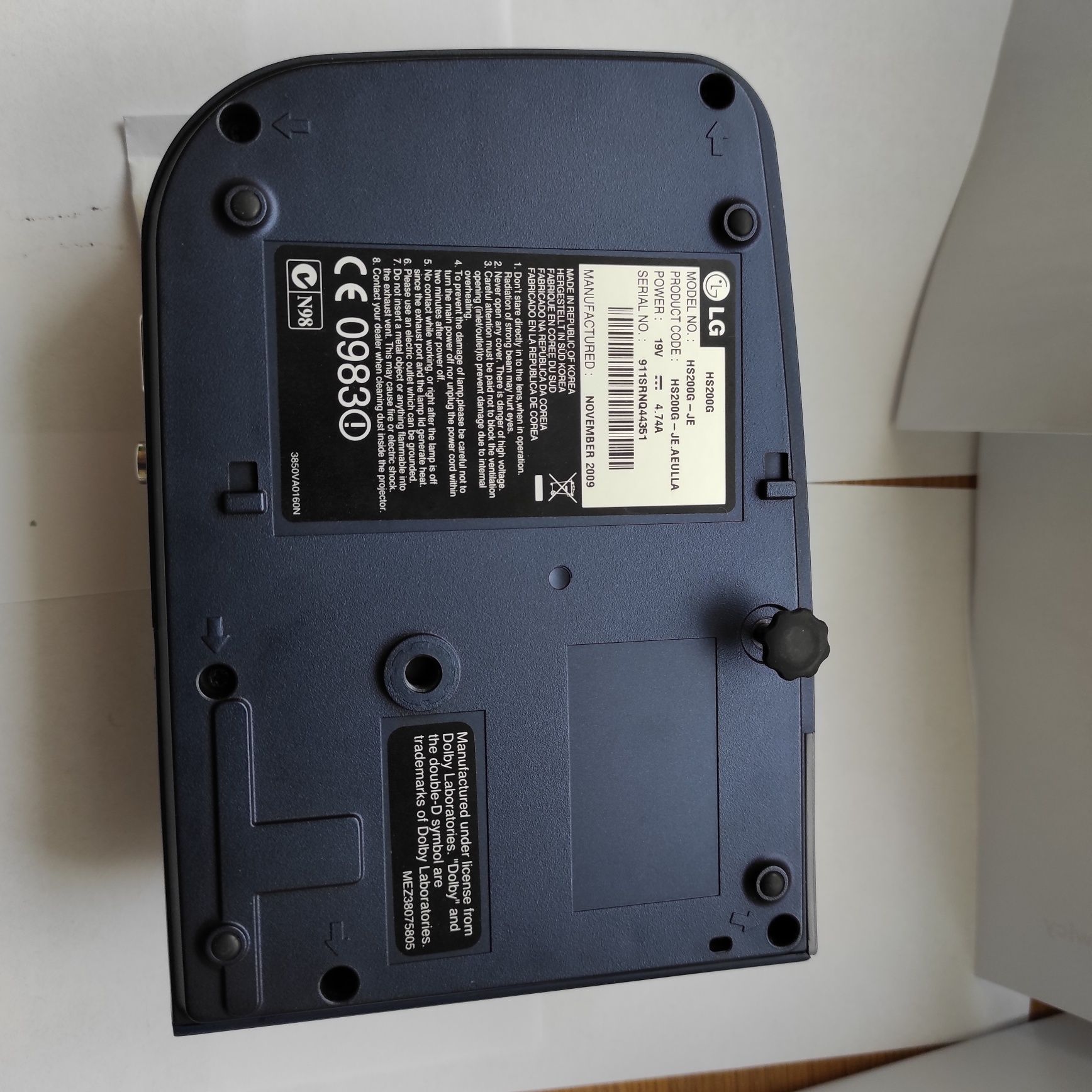 Projektor LG HS200G -JE niebieski
