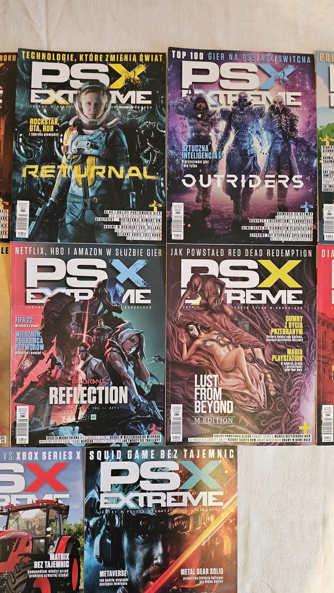 Pełen rocznki gazety Psx Extreme nr. 281 do 292 / 2021 rok . Polecam.