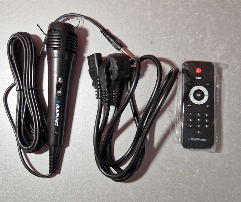 Blaupunk PA25 profesjonalny system audio 1900W+pilot+mikrofon+zasilacz