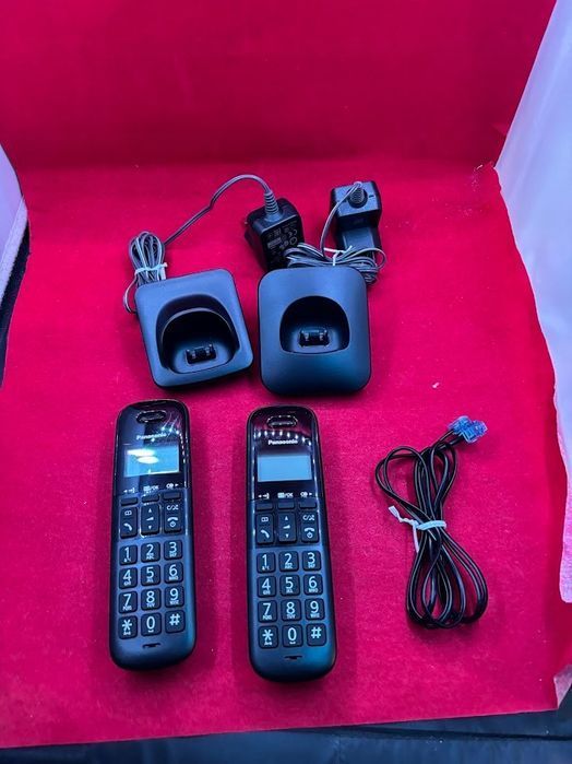 panasonic kx-tgb612 cyfrowy bezprzewodowy telefon duo ekran 1,4 cali
