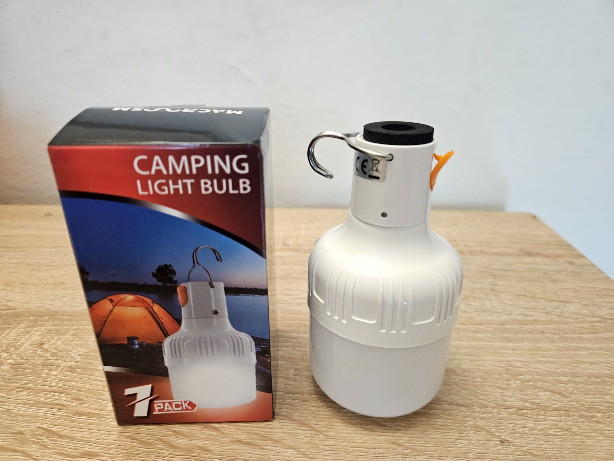 Latarnia Kempingowa LED MACROCOSM z Ład. USB 650 Lm namiot kemping itp