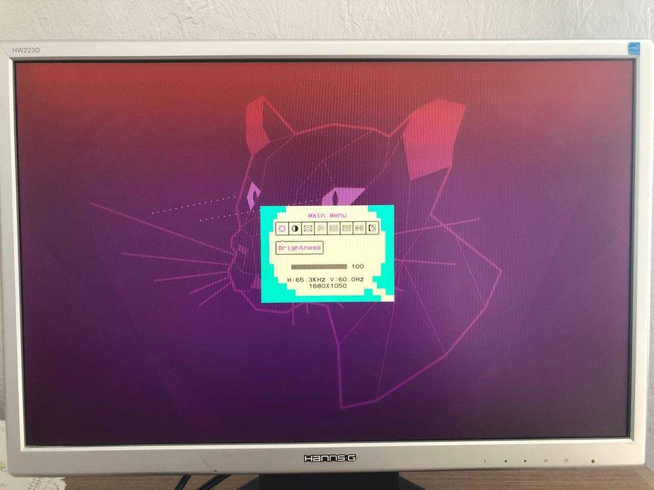 Монітор 22" HannsG HW223DP (TN/VGA/DVI/USB/колонки)