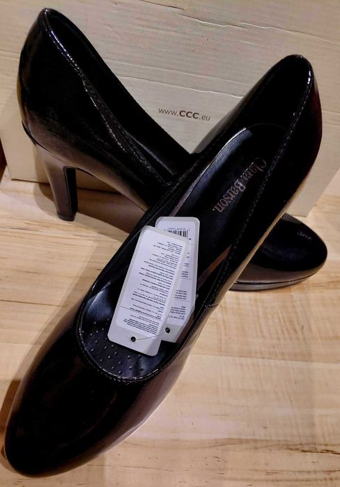 Buty damskie czółenka na platformie rozmiar 41 Nowe