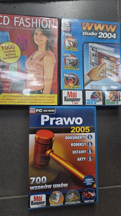 3 x płyty z programami