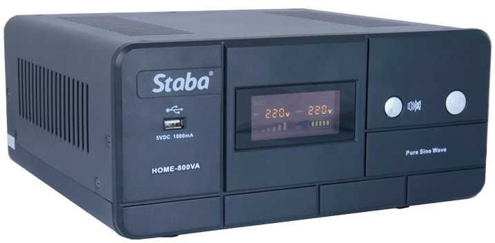 Джерело безперебійного живлення ДБЖ Staba Home-800 LCD (інвертор, ИБП)