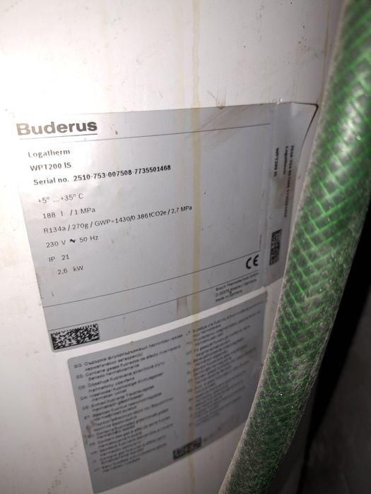 Pompa ciepła CWU Buderus