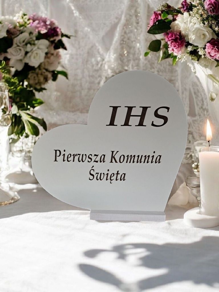 Dekoracyjna tablica  I Komunii Świętej
