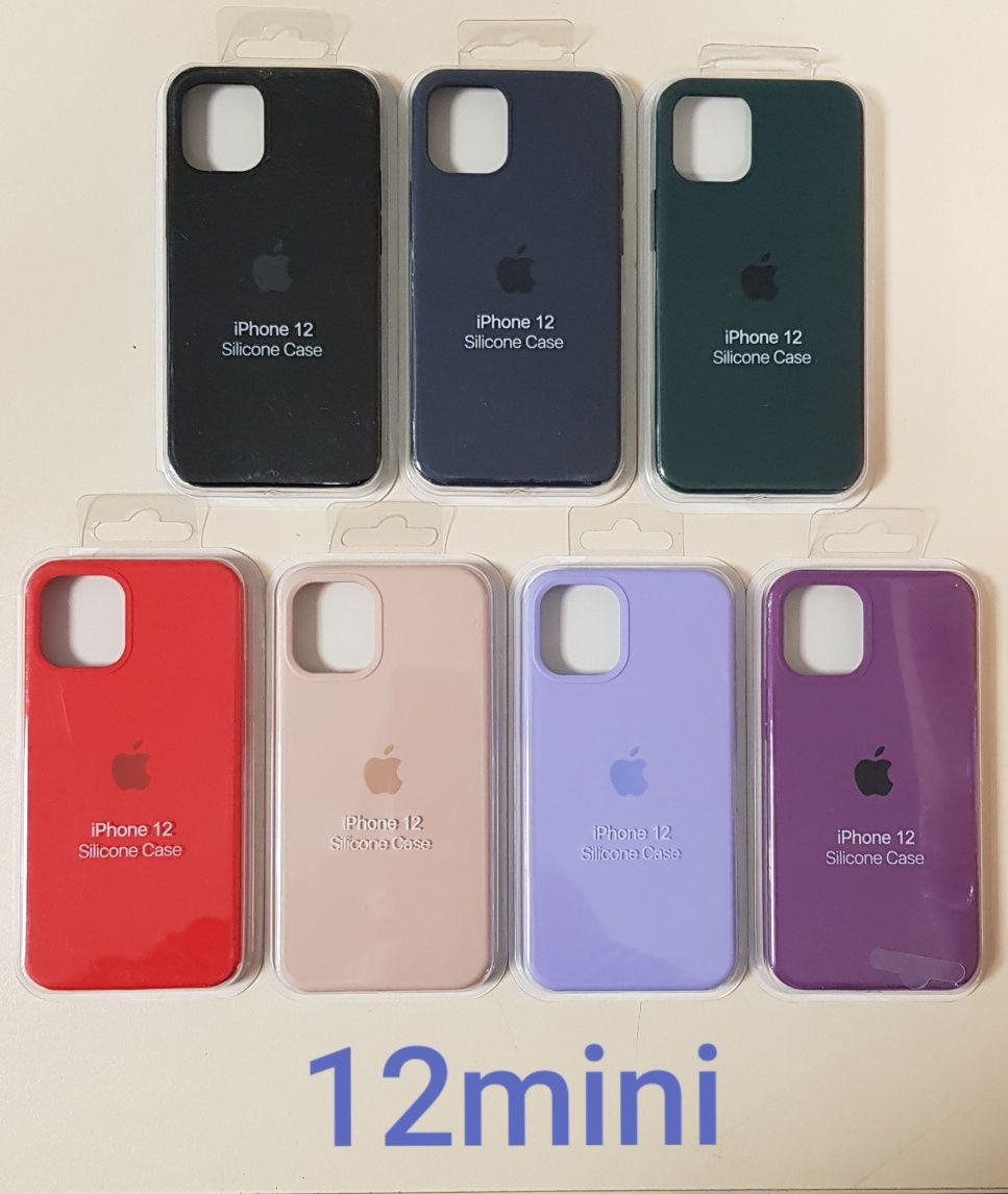 Чехол Силикон Бампер Накладка Софт Тач Айфон Iphone 12 mini  pro Max