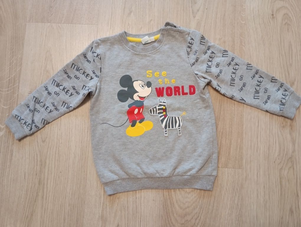 Bluza bluzka Myszka Miki Mickey Mouse rozmiar 98