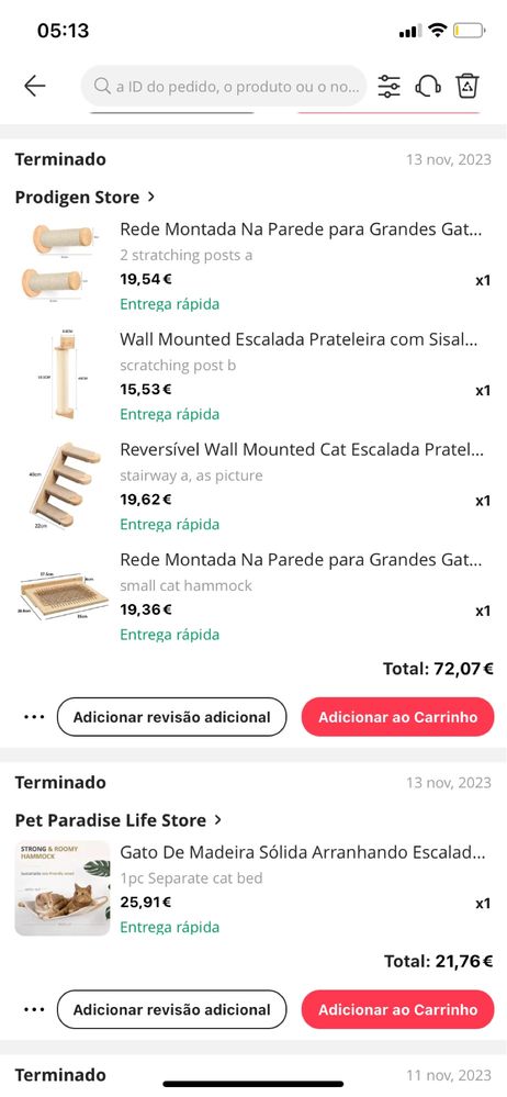 Conjunto arranhador de parede para gato NOVO