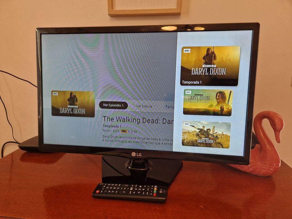 TV/monitor LG 24" c/ comando original