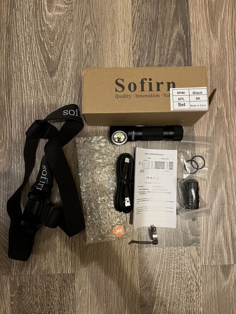 Ліхтар Sofirn SP40, Black XPL,5000 K