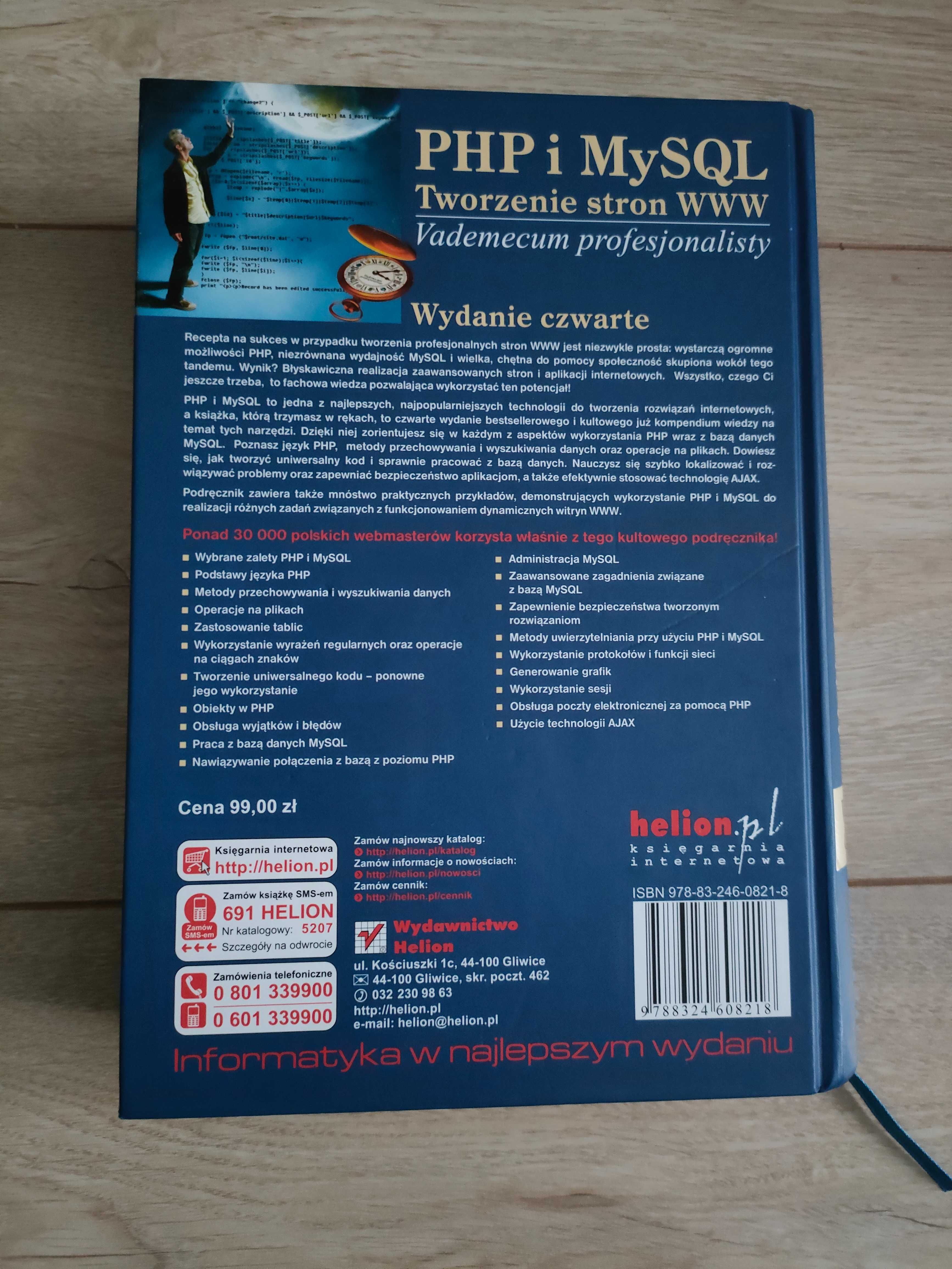 PHP i MySQL Tworzenie stron WWW Vademecum profesjonalisty
