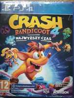 Crash bandicoot 4 Najwyższy czas gra na PS4 nowa folia