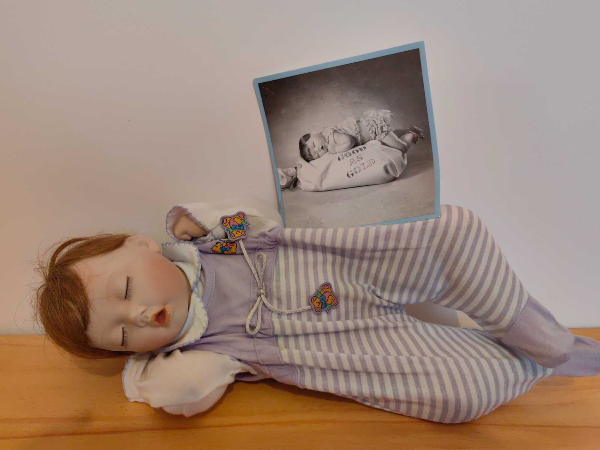 Sleeping Baby - Lalka ceramiczna Ashton Drake Dolls z certyfikatem