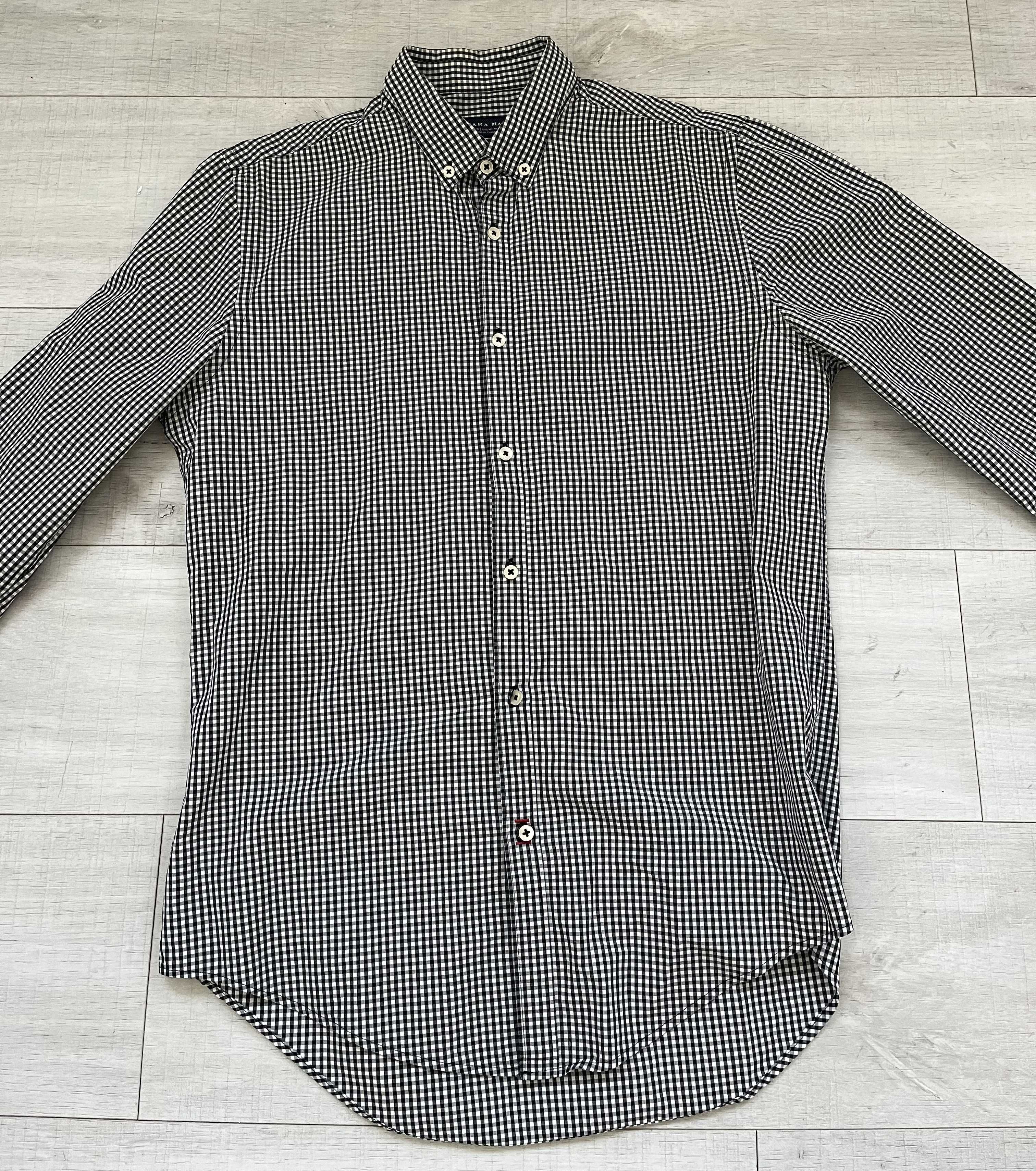 Koszula męska Zara, slim fit, r. M, 100% bawełna