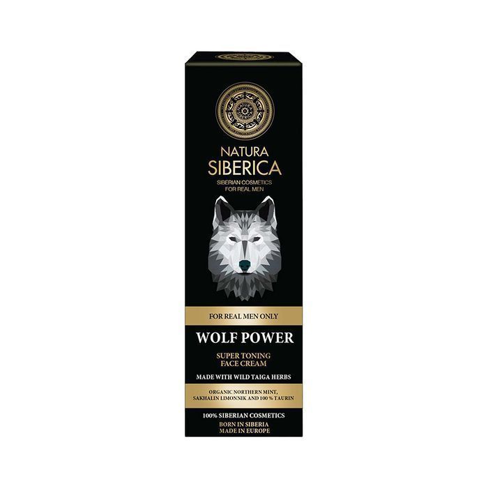 Natura Siberica Men Wolf Power tonizujący krem do twarzy dla mężczyzn