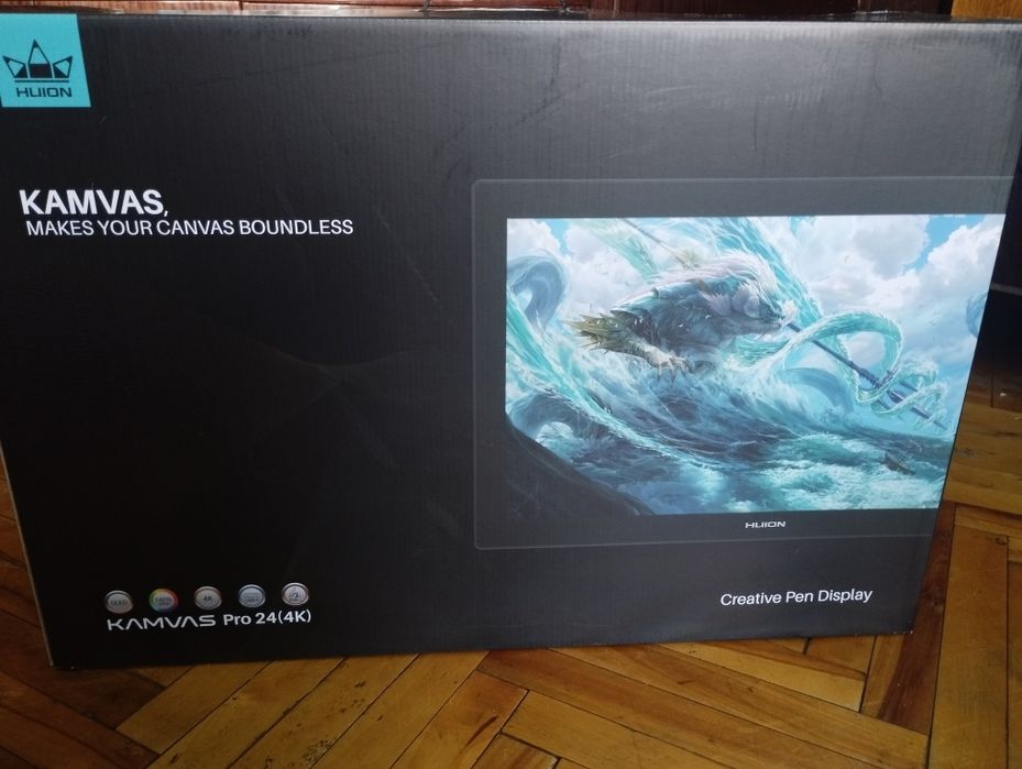 Графічний планшет Huion Kamvas Pro 24 (4K)+ підставка