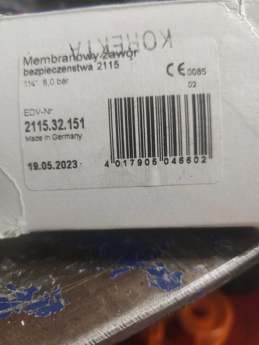 Membranowy zawór bezpieczeństwa