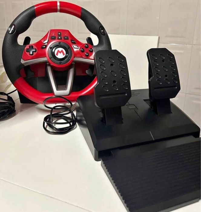 Volante Mario Kart com Pedais – Nintendo Switch negociável ou aceito t