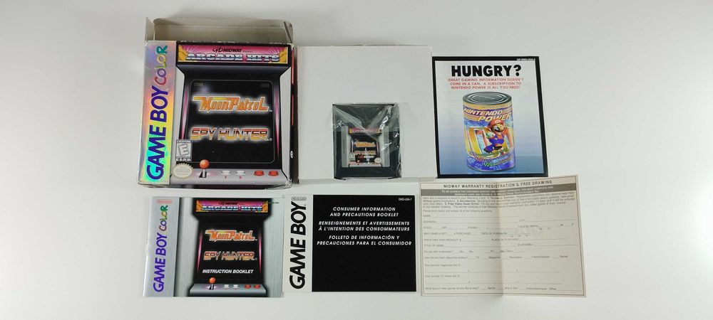 Arcade Hits: Moon Patrol and Spy Hunter Gameboy GBC Gameboy Color