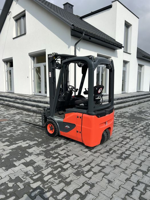 Linde E12 386 triplex 4.65m 2020 r. E14 wózek widłowy