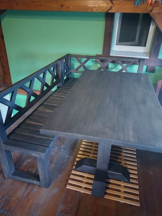 Стіл дерев'яний,  стільці сосна, дуб