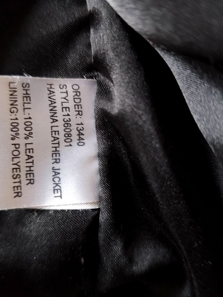 Kurtka skórzana skóra leather jacket spring 2025 streetstyle y2k rare