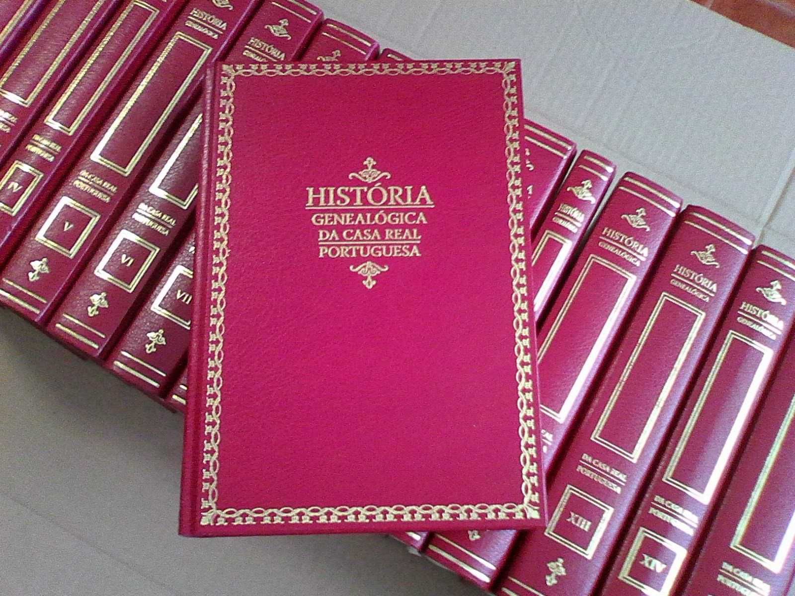 História Genealógica da Casa Real Portuguesa - 15 volumes