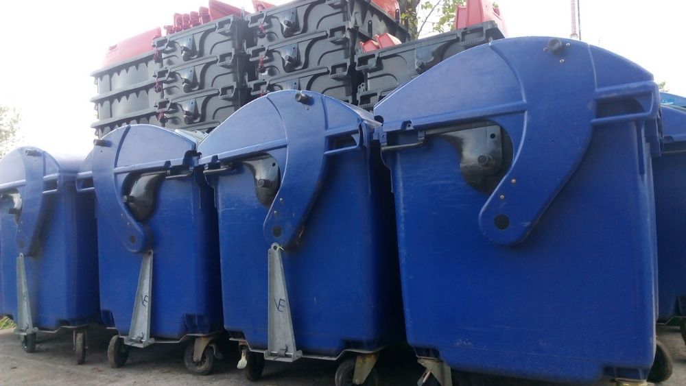 Б/У Контейнер для мусора ТБО ТПВ євроконтейнер бак мусорный 1100 урна