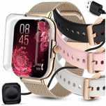 swietny NOWY smartwatch zloty damski MEEGA wyprzedaz