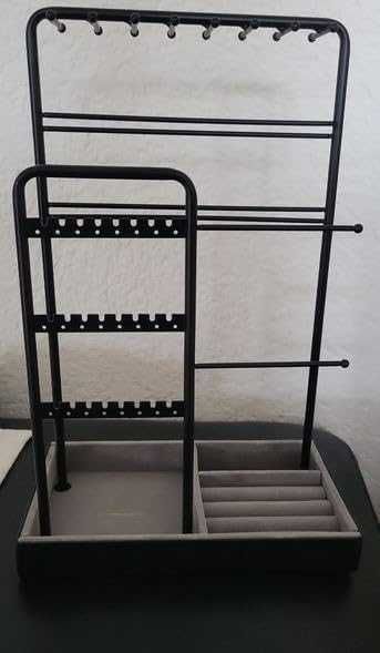 Szkatułka przechowywanie orgamizer na biżuterię ekspozytor stojak