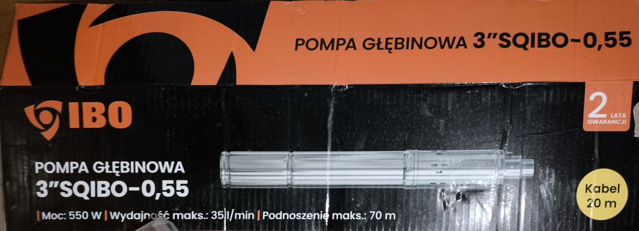 Pompa głębinową SQIBO 0,55W 35l/min