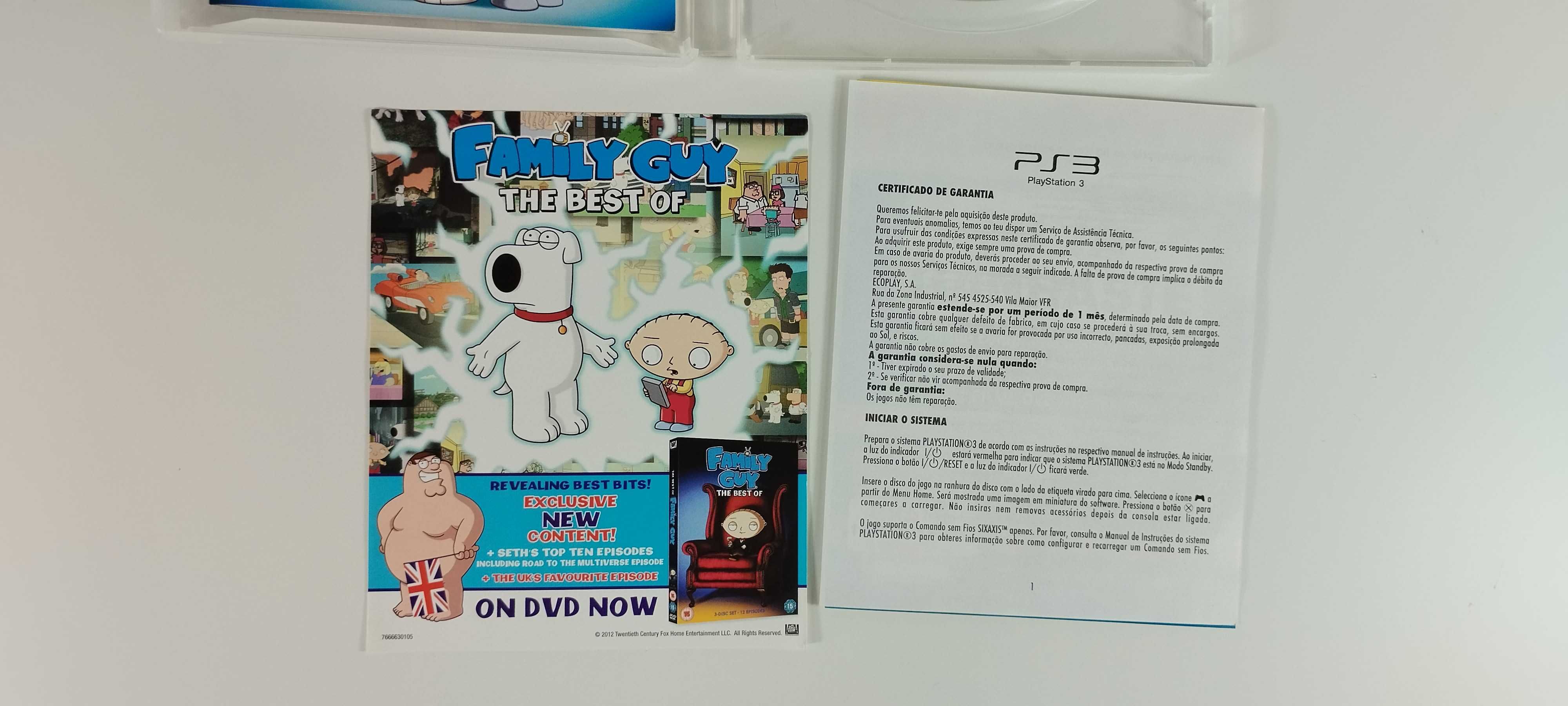 Family Guy: Back to the Multiverse Playstation 3 PS3
