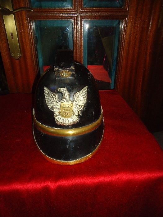 Antigo Capacete de Bombeiro